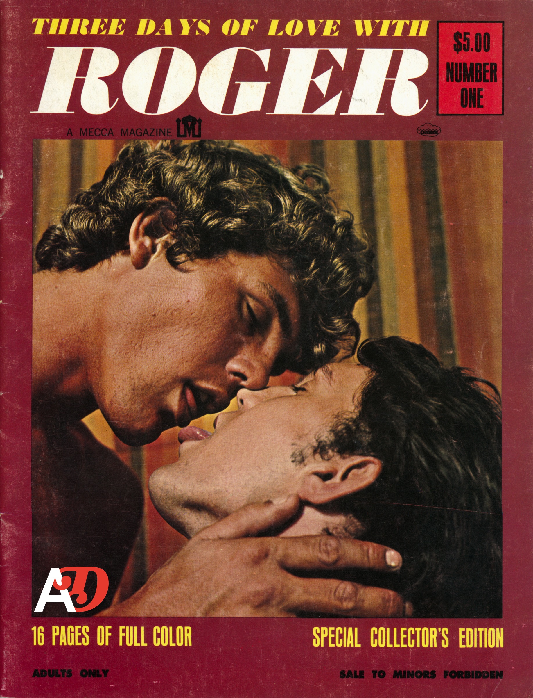 THREE DAYS OF LOVE WITH ROGER (NO. 1)