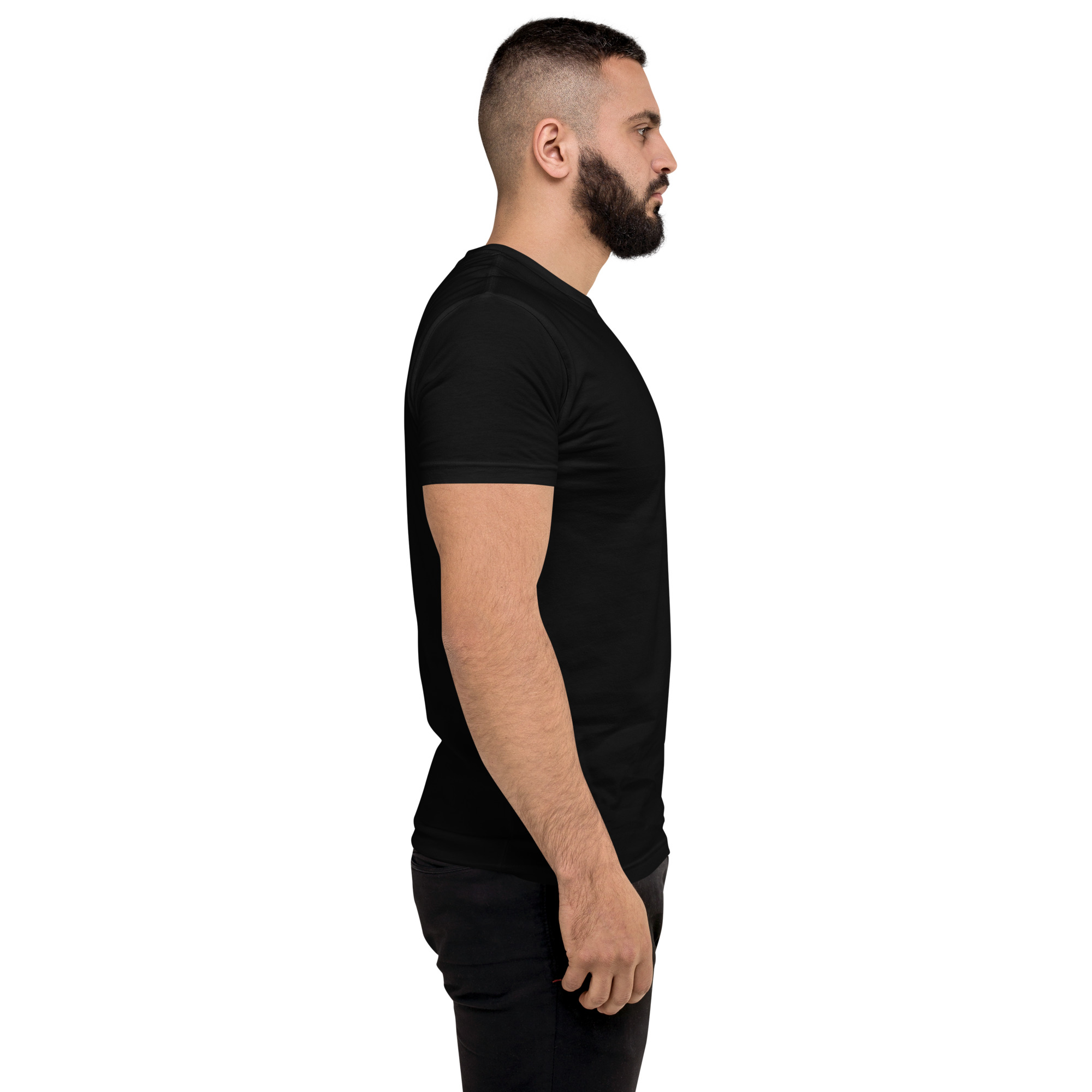ARCHIVE DADDY LOGO FRONT/BACK MEN'S FITTED T-SHIRT - Image 5