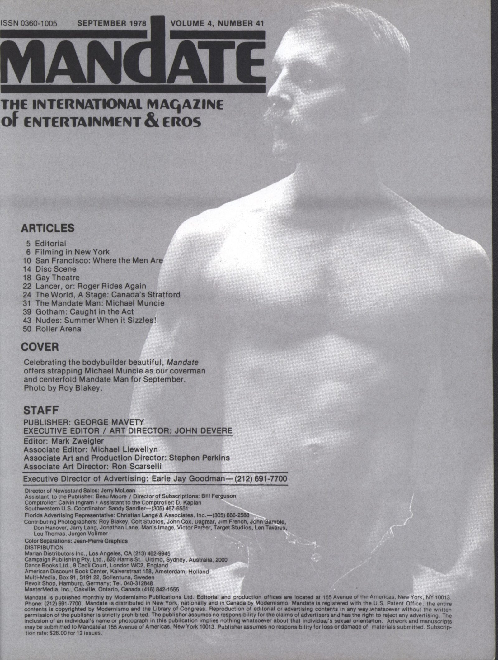 MANDATE (SEPTEMBER 1978, VOLUME 4, NUMBER 41) - Image 2